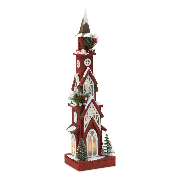 Church 6.5"L x 24.25"H Wood - 83463