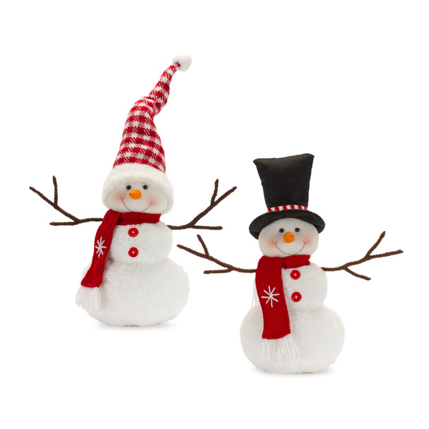 Snowman (Set of 4) 17"H, 24"H Polyester - 83752