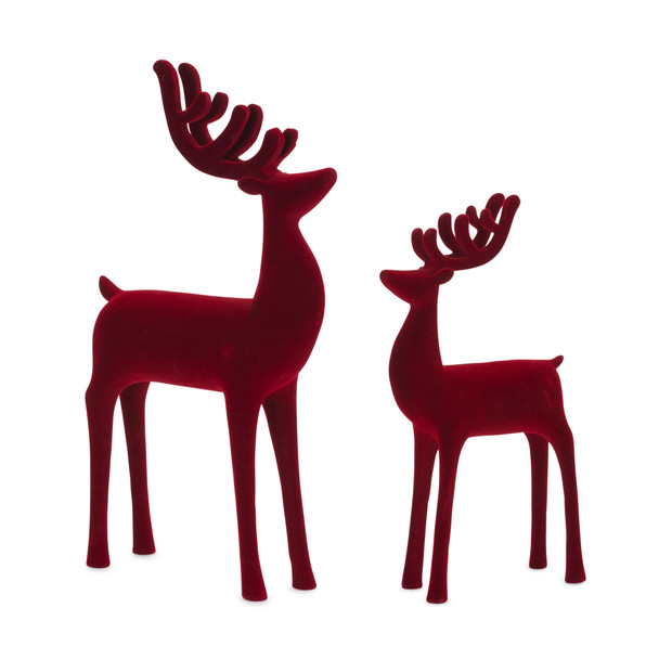 Deer (Set of 2) 11.75"H, 14.75"H Resin - 84154