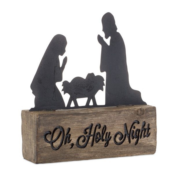 Holy Family 5.5"L x 6"H Resin/Metal - 84201