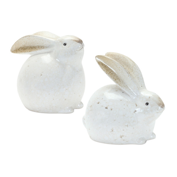 Bunny (Set of 4) 5.5"H, 6"H Terra Cotta - 85076