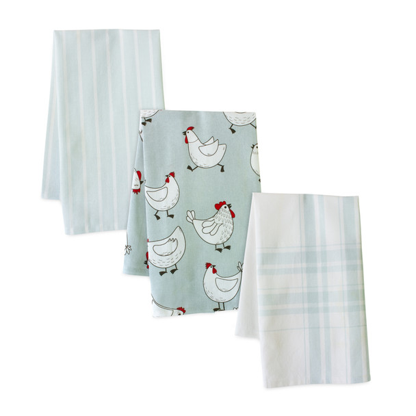 Tea Towel (Set of 3) 20" x 28" Cotton - 85145