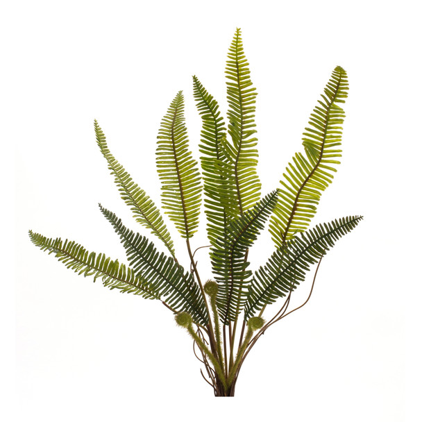 Fern Plant (Set of 6) 17.5"H Plastic - 85357