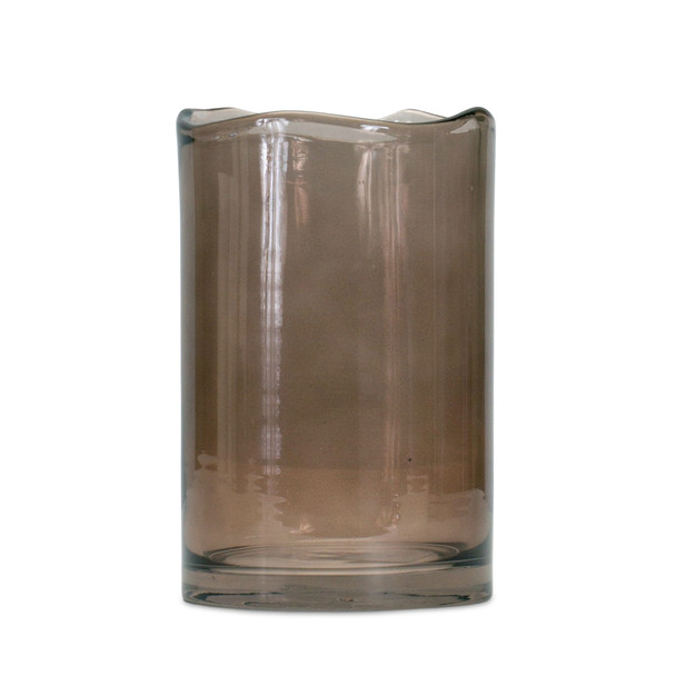 Vase 5"D x 8"H Glass - 85498