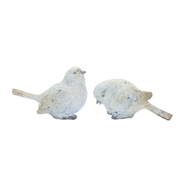 Bird (Set of 4) 2.5"H, 3.5"H Resin - 85551