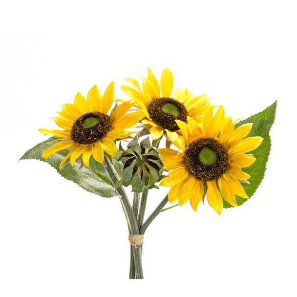 Sunflower Bouquet (Set of 6) 11.5"H Polyester - 85571