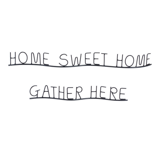 Gather and Home (Set of 4) 15"L x 2.25"H, 22.5"L x 2.5"H Metal - 85725