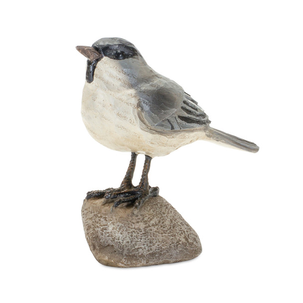 Bird on Rock (Set of 2) 3.75"H Resin - 85737
