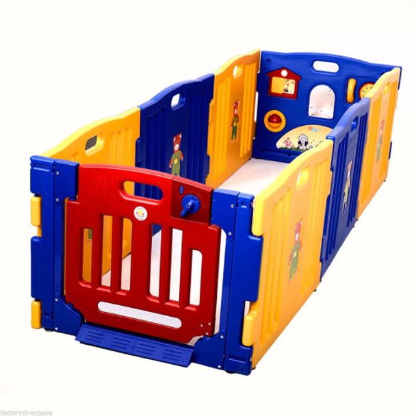 8 Panel Safety Play Center Baby Playpen