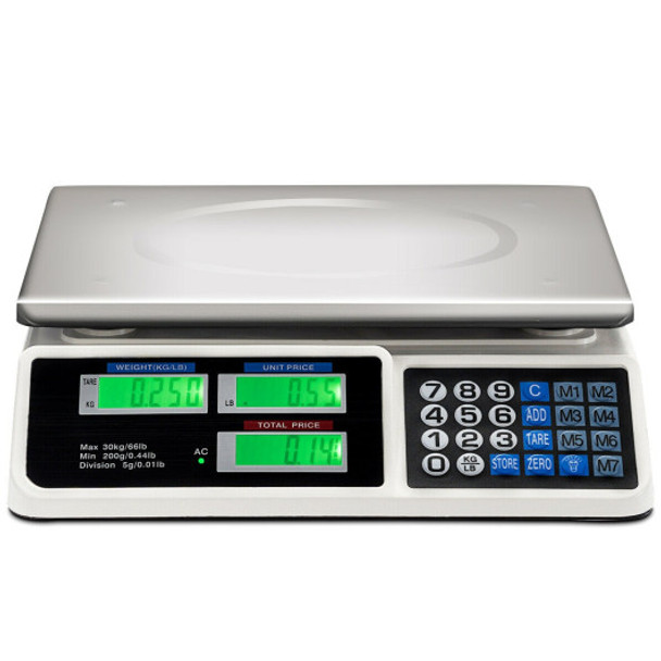 66 lbs Digital Weight Food Count Scale for Commercial