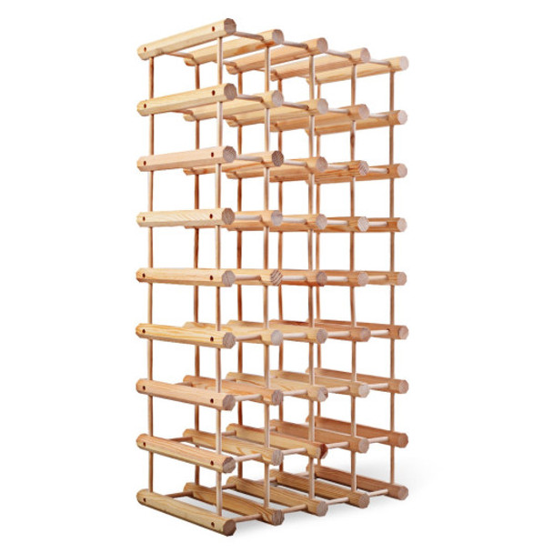 Wooden Wine Holder Bottle Rack for 40 Bottles