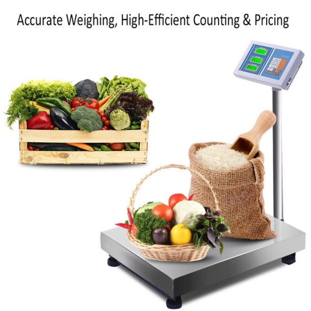 660 lbs Weight Computing Digital Floor Platform Scale