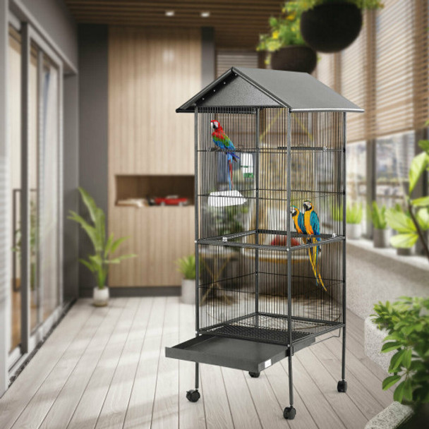 61" Large Bird Cage Play Top Pet Supply