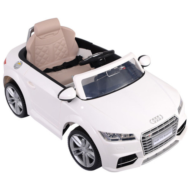 Audi TTS 12V Electric Kids Ride On Car Licensed MP3 LED Lights RC Remote Control-Red