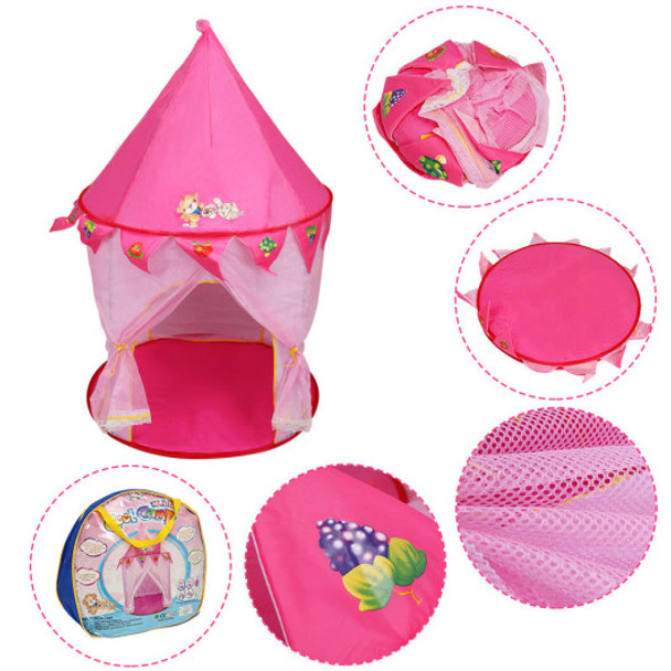 Foldable Princess Kids Play Tent