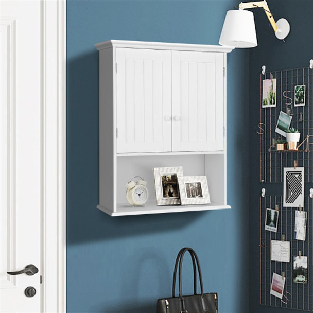 Wall-mounted Bathroom Medicine Cabinet-White