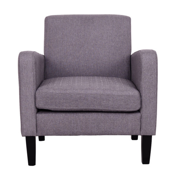 Leisure Arm Chair Accent Single Sofa-Gray