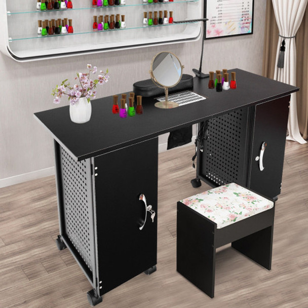 Deluxe Extra-Large Steel Frame Manicure Table