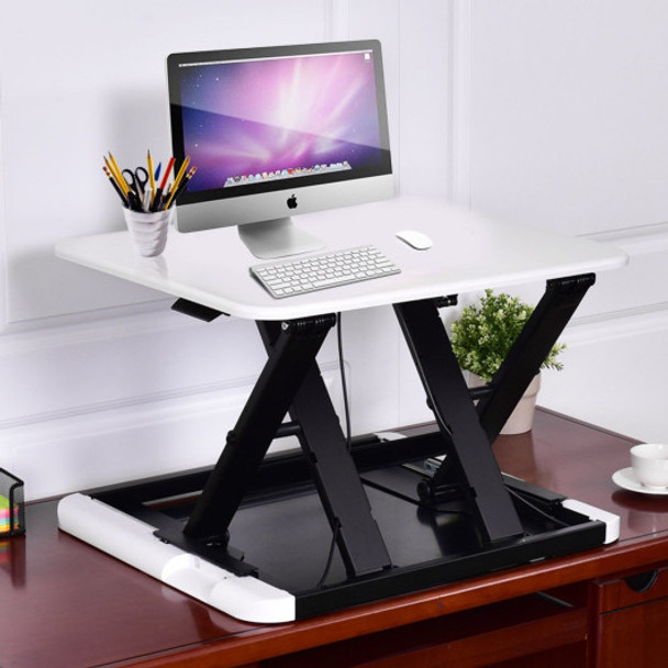 Slim 8 Adjustable Standing Folding Lap Desk-White