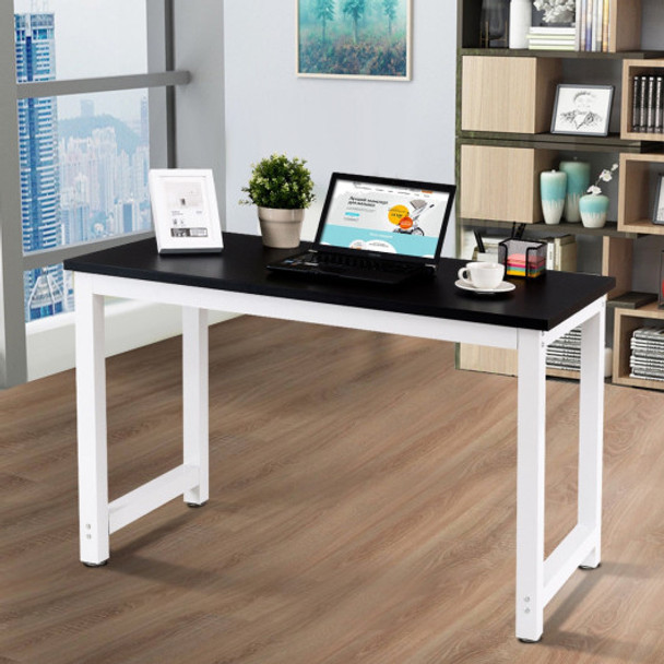 Home Office Workstation Wood Computer Desk-Black