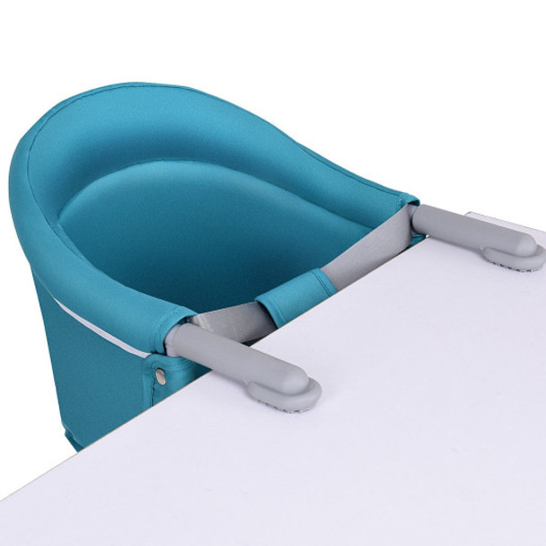 Baby Foldable Portable Hook on Chair Table Chair-Blue