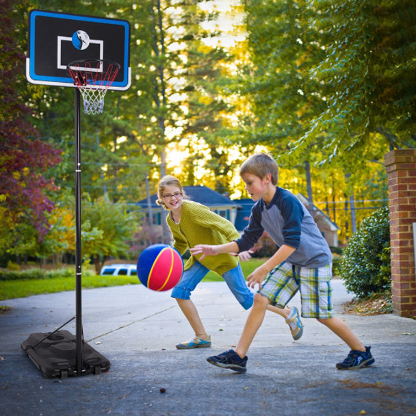 Height Adjustable Portable Basketball System Hoop Stand