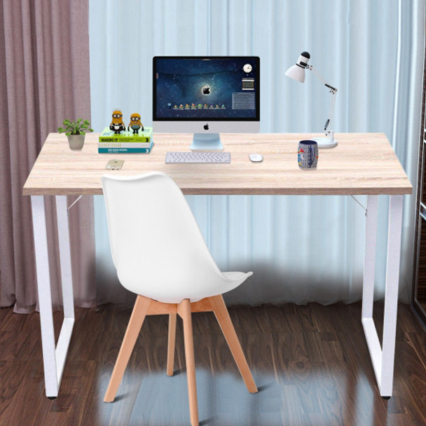 Simplistic Durable Wood Writing Computer Desk-Natural