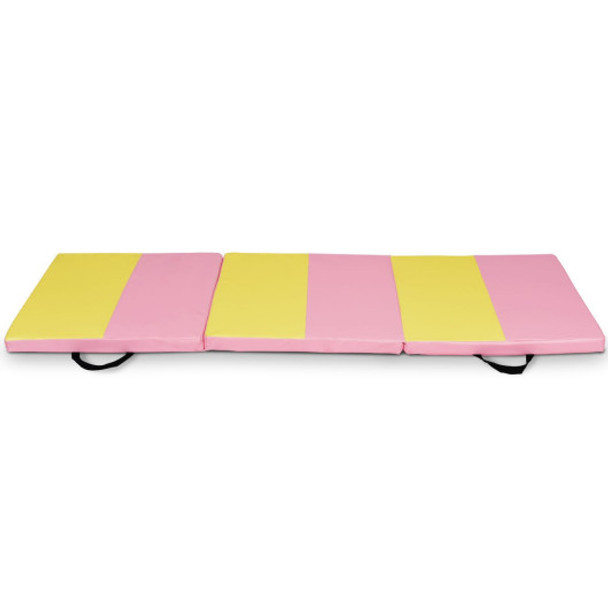 6' x 2' Folding Fitness Exercise Carry Gymnastics Mat