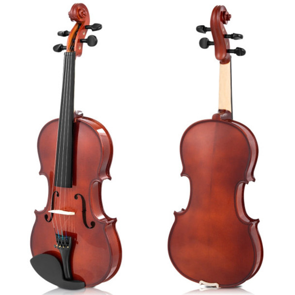 Full Size 4/4 Solid Wood Student Starter Violin