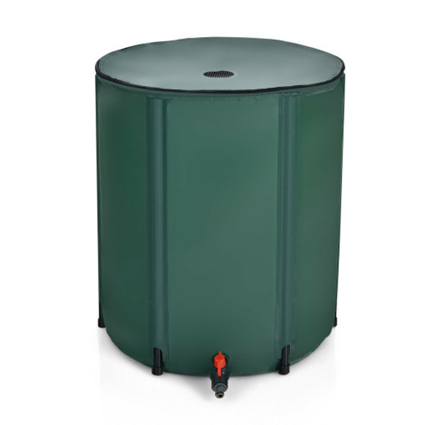 53 Gallon Portable Collapsible Rain Barrel Water Collector