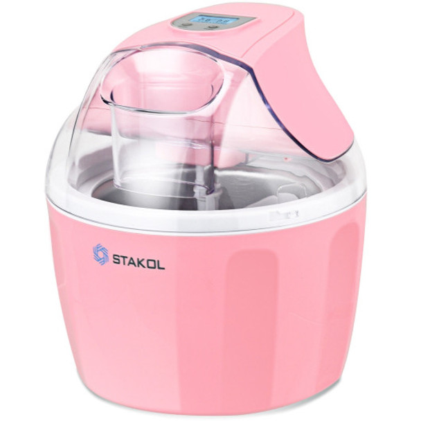 1.5 Quart Automatic Ice Cream Maker Freezer Dessert Machine-Pink