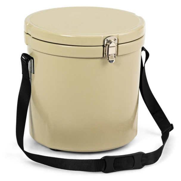 13 Quart Portable Ice Cooler with Strap 18 Cans