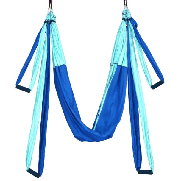 Swing Set Anti-Gravity Shaping Adjustable Yoga Belt-Blue