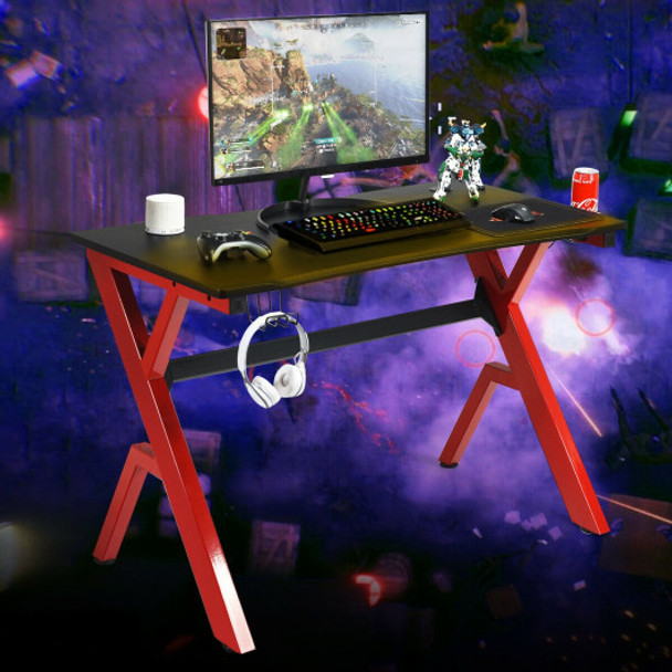 Headphone Mouse Pad and Cup Holder Storage Gaming Desk