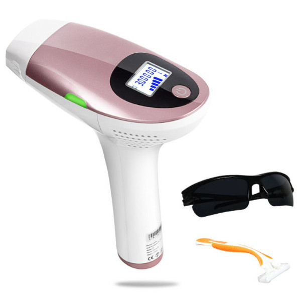 Permanent IPL Hair Removal with Flashes Pulsed Light LCD Screen