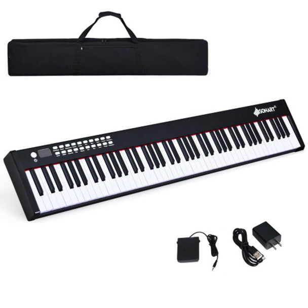 BX-II 88-key Portable Digital Piano with MP3