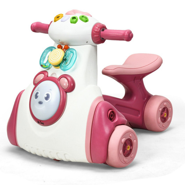 Baby Musical Balance Ride Toy-Pink
