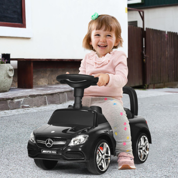 Mercedes Benz Licensed Kids Ride On Push Car-Black