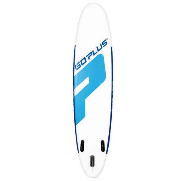 11 Feet Inflatable Stand Up Paddle Board with Aluminum Paddle-Blue