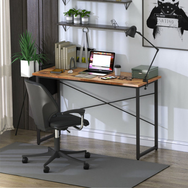 Modern Computer Desk with Storage Bag-47" x 20" x 30"