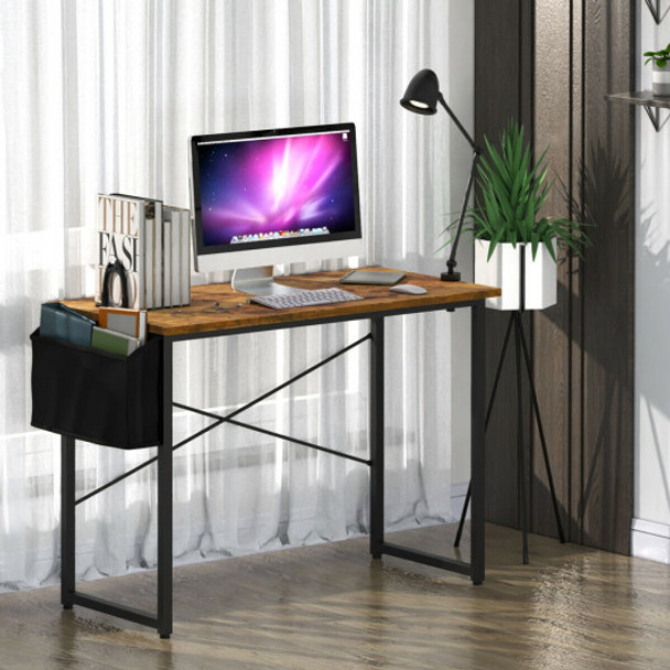 Modern Computer Desk with Storage Bag-40" x 20" x 30"