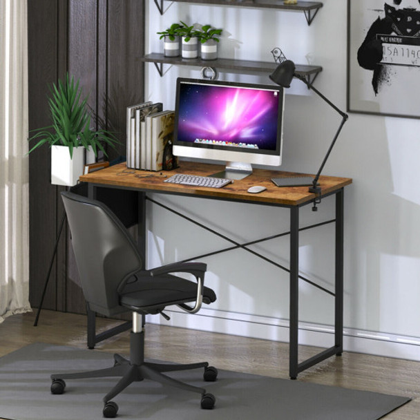 Modern Computer Desk with Storage Bag-40" x 20" x 30"