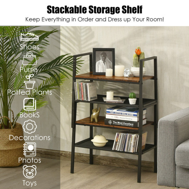 2-Tier Storage Stackable Shoe Shelf Display Rack  for Home