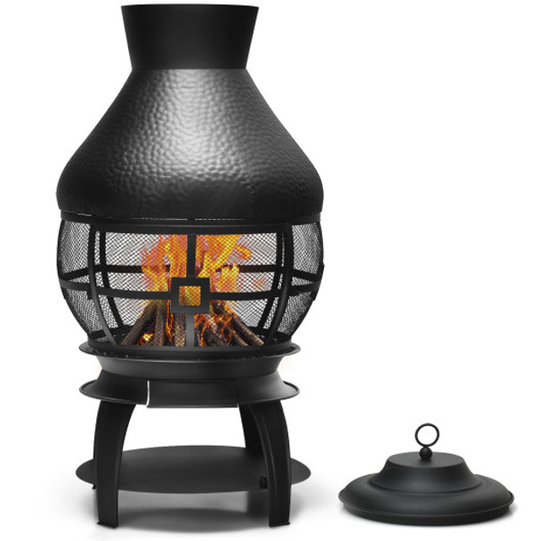 Patio Wood Burning Chimenea Fireplace