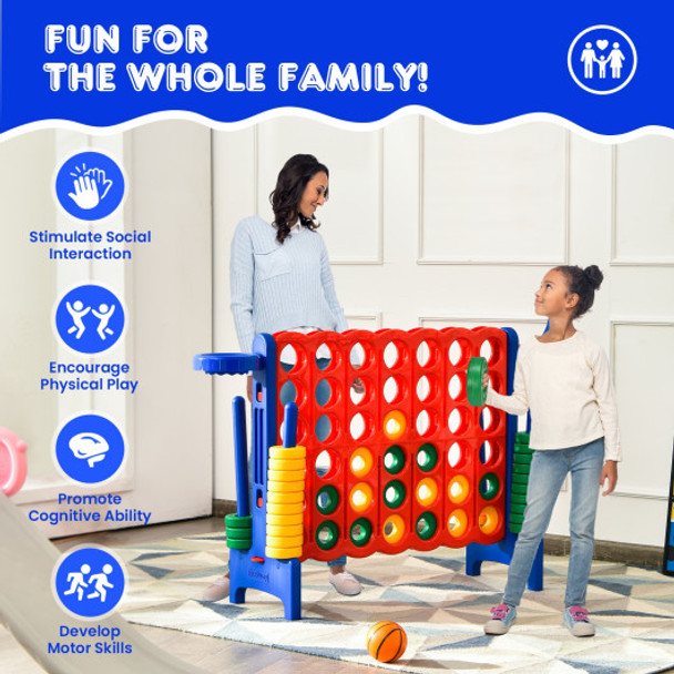 2.5Ft 4-to-Score Giant Game Set-Blue