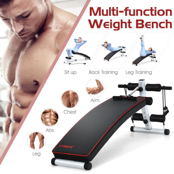 Multifunction Folding Full Body Strength Training Gym Bench