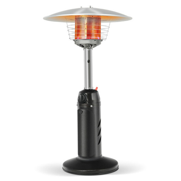 11 000 BTU Portable Tabletop Propane Patio Standing Heater