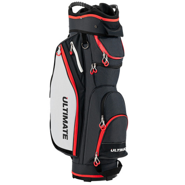 Lightweight and Large Capacity Golf Stand Bag-Black