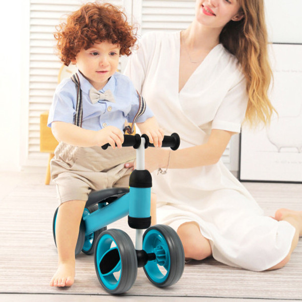 4 Wheels Baby Balance Bike Toy-Blue