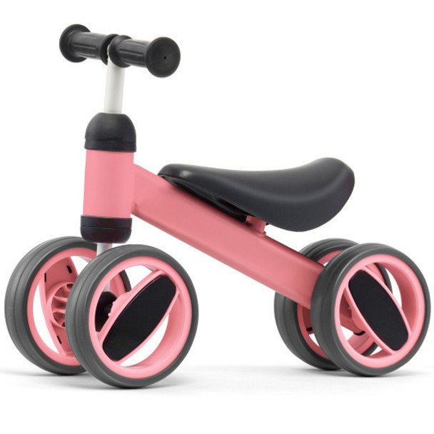 4 Wheels Baby Balance Bike Toy-Pink